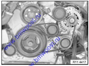 Бмв х5 ремень генератора схема
